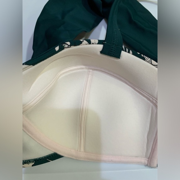 Adore Me Green and White Floral Off Shoulder Bikini Top NWT Size 0X - Picture 2 of 11